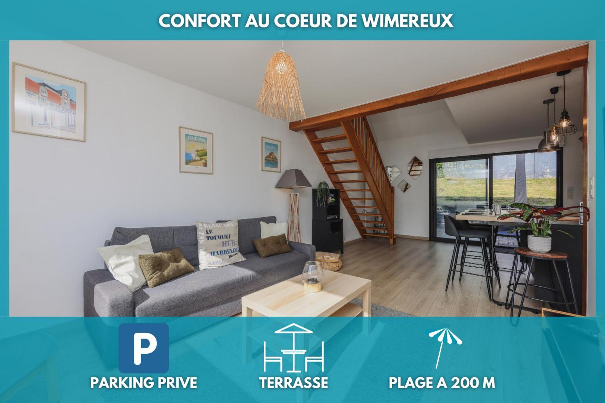 La Marine, Maison En Plein Coeur De Wimereux Eksteriør billede